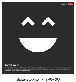 Smiley. Emoticon vector.