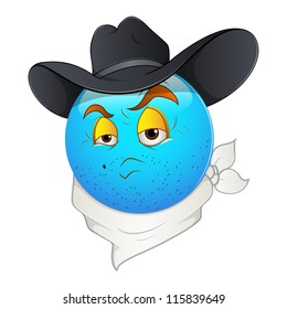 Smiley Emoticons Face Vector - Horse Rider