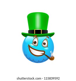 Smiley Emoticons Face Vector - St. Patrick's day