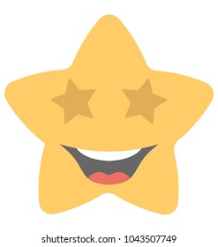
A smiley expressing being jolly
