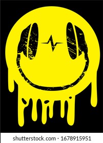 
Smiley Face Design, Separate Color Design, Ready to Print, Multipurpose Design, Ideal for T-shirts and Silkscreen.