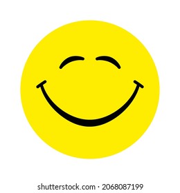 Smiley face. Emoji icon vector. Emoticon sign. Vector illustration.