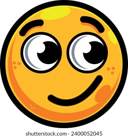 Vector de íconos Emoji Cara Sonriente