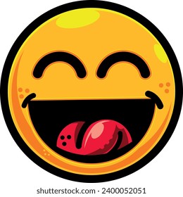 Vector de íconos Emoji Cara Sonriente