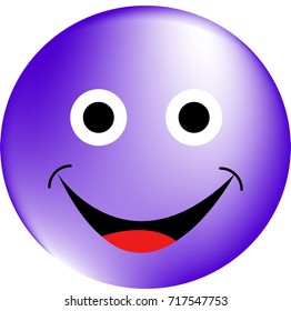 Smiley face emoticon.