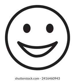 Smiley face emoticons, emoji line art vector icons for apps and websites, Customer review, satisfaction, feedback, mood tracker. emoticons for app and website design. 1234