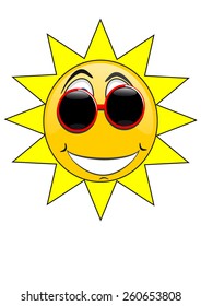 smiley face icon (sun)