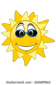 smiley face icon (sun)