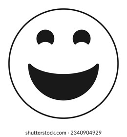 smiley face icon vector illustration design