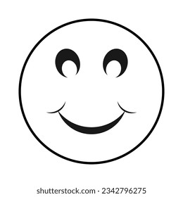smiley face icon vector illustration design