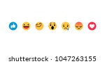 Smiley face, like, heart in isometry. Emotion Icons. Yellow smiley smiling, crying, angry, afraid, surprised, happy