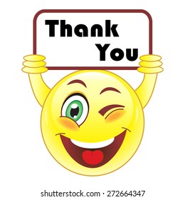 Thank You Smiley Face Clip Art