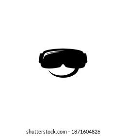 Smiley face tech sun glasses