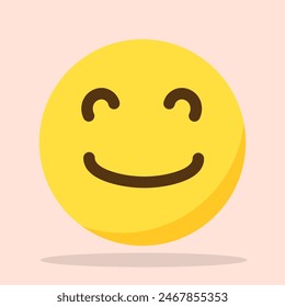 Smiley face, vector flat style symbols, Vector illustration EPS 10