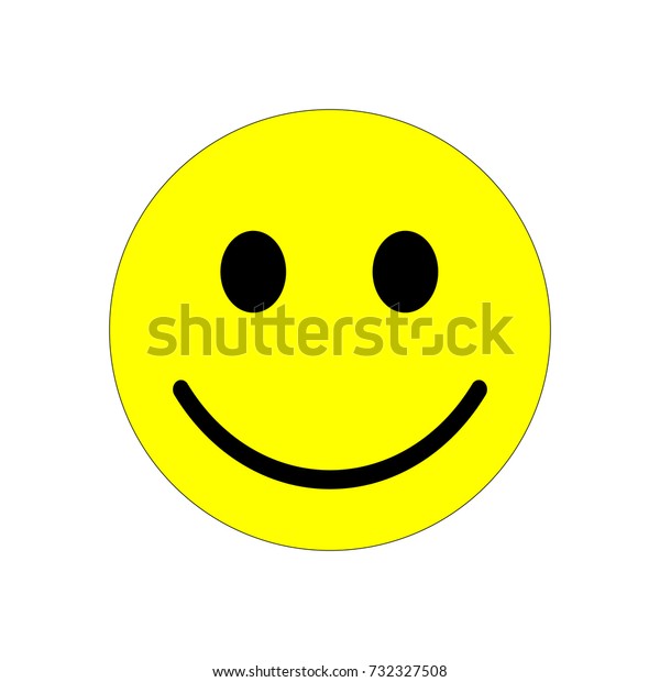 Smiley Face Vector Icon Stock Vector (Royalty Free) 732327508