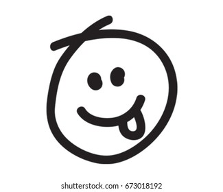 Smiley Face Vector Illustration. Happy Icon