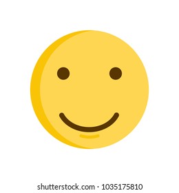 Smiley face. Vector smiling emoticon emoji icon