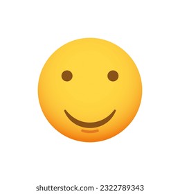 Smiley face. Vector smiling emoticon emoji icon