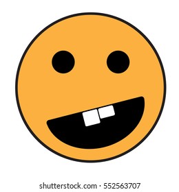 Smiley face. Yellow orange smile poster. World smile day. Vector illustration. Smiley vector. Smiley icon. Emoticon icon. Smile