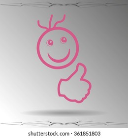Smiley Face.vector illustration.