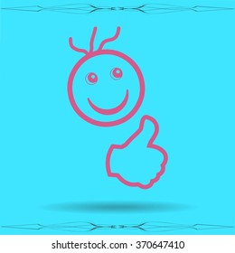 Smiley Face.vector illustration.