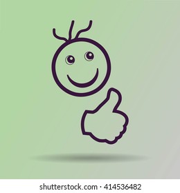 Smiley Face.vector illustration