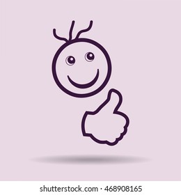 Smiley Face.vector illustration