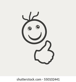 Smiley Face.vector illustration