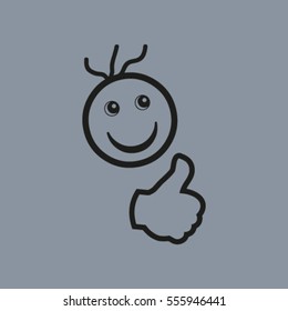 Smiley Face.vector illustration