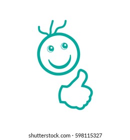 Smiley Face.vector illustration