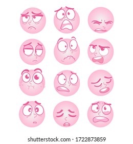 Smiley. Facial expression. Graphic illustration.