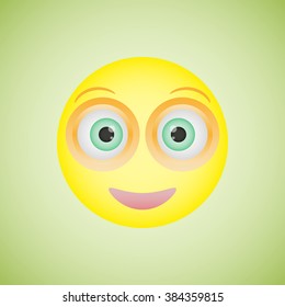 Smiley  with an happy emotion
