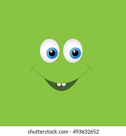 Smiley. Happy face. Design element. 