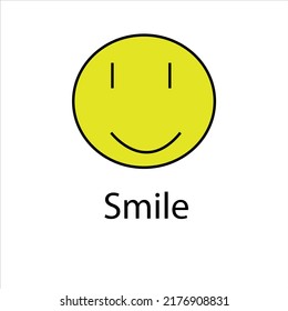 Smiley happy face emoticon sign