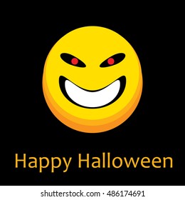 Smiley. Happy halloween