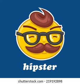 smiley hipster