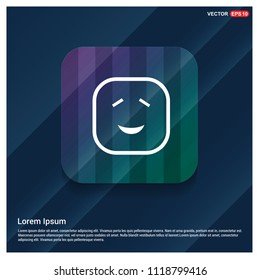 smiley icon, Face icon - Free vector icon