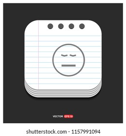 smiley icon, Face icon - Free vector icon