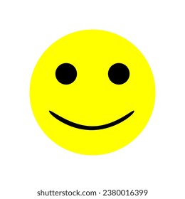 Smiley icon face vector template