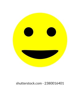 Smiley icon face vector template