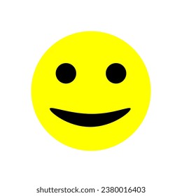 Smiley icon face vector template