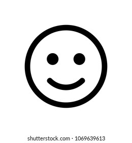 Smiley icon vector