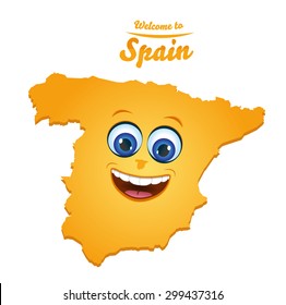 Smiley Map - Spain