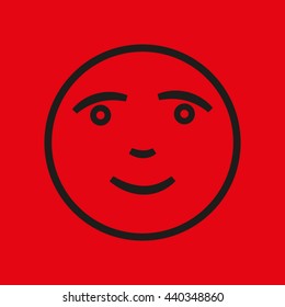smiley mood people, vector icon