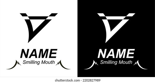 A smiley mouth with no teeth