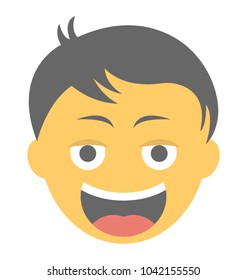 
A smiley showing big grin expression
