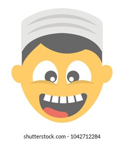 
A smiley showing big grin expression
