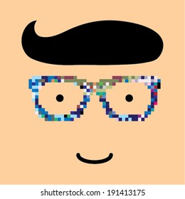 Smiley spectacle guy
