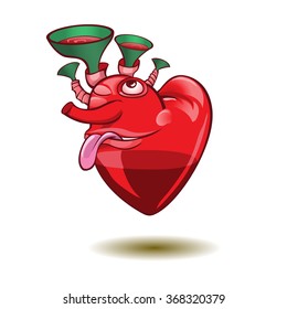 Smiley thumb up heart.