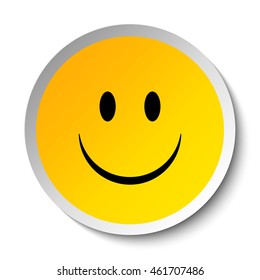 Smiley Sticker Vector Art & Graphics, smiley sticker